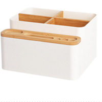 Présentoir multi-usages de bureau de partition détachable,  présentoir de papeterie cosmétique de bureau