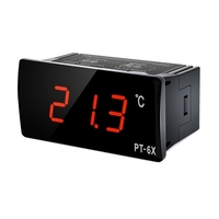 PT-6X Mini thermomètre numérique intégré LED -50 ~ 120 ° C capteur de température pratique jauge de thermomètre