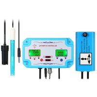 PTE-2823 Détecteur de qualité deau pH / EC / TEMP 3 en 1 Contrôleur de pH professionnel avec prise de relais Electr