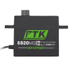 PTK 6820 MG 20kg High Torque 180° Stainless Steel Gear Metal Digital Waterproof RC Servo for Robot Fixed Wing Car and Ai