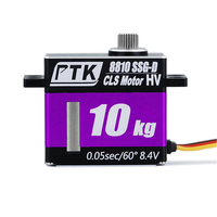 PTK 8810 SSG-D 10KG High Torque Stainless Steel Gear Coreless Digital RC Servo CNC Al Alloy Case for RC Helicopter Turbo