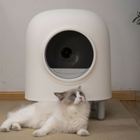 Pétrée Toilettes pour chat autonettoyantes Bac à litière pour chats entièrement automatique 2.0 Box Smart pour fournitur