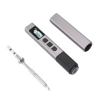 PTS201 Intelligent Soldering Iron Type-C Fast Charging 18-100W OLED Display 30°C-450°C Adjustable Temperature Portable L