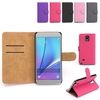 PU cuir Flip Wallet Card Slot Braceket Case Pour Samsung Galaxy Note 4