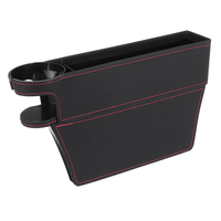 PU Cuir Siège De Voiture Crevasse Tasse Titulaire De Stockage Siège Gap Remplissage Multifonctionnel De Poche Organisate