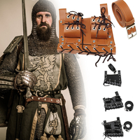 PU En Cuir Cutter Ceinture Sac À Dos Cintre Étui Adulte Hommes Ceintures De Coupe Médiévale Dancewear Cosplay Titulaire