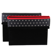 PU siège de voiture Catcher Gap Filler siège crevasse boîte de rangement porte-gobelet pour le conducteur