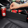 PU siège de voiture en cuir crevasse boîte de rangement organisateur Gap avec porte-gobelet tasse pour conduite à gauche