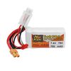 Puissance de ZOP 7.4V 750mAh 75C 2S Lipo Batterie avec la prise de JST / XT30