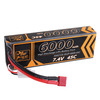 Puissance ZOP 7.4V 6000mAh 45C 2S Lipo Batterie T Plug pour voiture HPI 1/8 RC