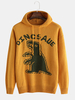Pull à capuche tricoté lâche décontracté pour hommes