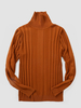 Pull décontracté à col montant et à col montant pour hommes