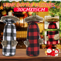 Pull de Noël Winee Bouteille Vêtements Col & Bouton Manteau Design Décoratif Bouteille Manches Winee Bouteille Chandail