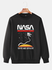 Pull en coton décontracté à manches longues pour homme Astronaute