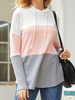Pull en tricot à capuche décontracté à manches longues avec cordon de serrage pour femme