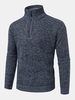 Pulls à manches longues à col haut vintage pour hommes