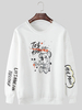 Pulls molletonnés en coton à manches longues et à manches longues pour homme