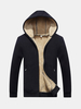 Pullsàcapuchethermiqueépaisde cachemire Sweat-shirts à capuche thermiques