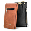 PULOKA 6.5 pouces multifonction magnétique Flip multi-poches en cuir PU sac de rangement pour téléphone portable portefe