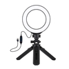 PULUZ PKT3058B 4, 7 pouces USB 3 modes dimmable LED anneau lumineux pour Youtube Tik Tok Streaming en direct Broadcast Vl