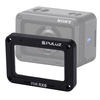 PULUZ PU318 Cadre en alliage daluminium Plus Protection en verre trempé pour Sony RX0 avec vis
