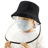PULUZ PU471 Enfants Chapeau Visage Bouclier Masque De Protection Coupe-Vent Anti-Poussière Anti-Mousse Détachable pour E