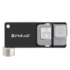 PULUZ PU526B adaptateur de plaque de montage de commutateur de cardan de téléphone portable pince de stabilisation porta