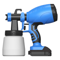 Pulvérisateur de peinture sans fil 800 ml 18 V 550 W pulvérisation électrique à haute pression portative de loutil