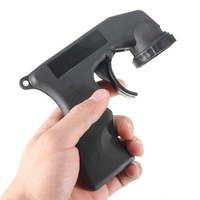Pulvérisation poignée adaptateur aérosol pistolet avec plein déclenchement de la poignée collier de verrouillage