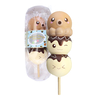 Puni Maru Yummiibear Squishy 8.27 Dango Takoyaki Balls Octopu Balls Seiche Rising Slow Toy sous licence Tag a