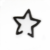 Punk Hollow Star Femmes Boucle Doreille No Piercing Clip Doreille pour les Femmes Fille Costume De Fête Bijoux