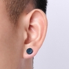 Punk magnétique non percé boucles doreilles en acier inoxydable rond Clip sur Stud boucles doreilles pour homm