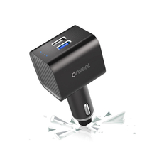 QC3.0 Rapide Chargeur De Voiture Purificateur Dair Véhicule Air Ioniseur Ion Négatif Ozonateur Odeur Éliminateur D&