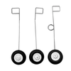 QF009 SU-35 Fighter Brushless Version RC Airplane Spare Parts Accessories Rubber Simulation Wheels Landing Gear/ Push Ro