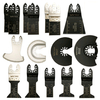 QH-1016K 16pcs accessoires multifonctionnels scie multi-outils oscillante