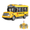 QH204 1/30 4CH 27HZ RC Car Mini Bus Chinese Vintage Classic School Bus Ambulance Toys For Boys