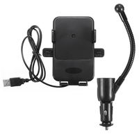 Qi chargeur sans fil Dual USB voiture Cig Arette titulaire briquet pour iPhone Sam sungder