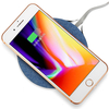 Qi tapis de chargement de tissu métallique de protection rapide sans fil de chargeur pour liPhone pour Samsung 9V 7