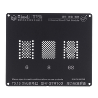 Qianli GTR100 3D BGA Reballing Stencil Module de disque dur BGA Reballing Outil de réparation pour téléphone 5 5S 6 6S 7