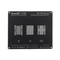 Qianli Module de disque dur NAND GTR100 BGA Reballing Black Stencil Plant Tin Steel Net Repair Tool for Phone 6 / 6S / 6