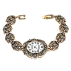 QINGXIYA R2066 Montre-bracelet de style rétro pour dames Montre à quartz de luxe en cristal