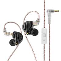 QKZ ZXK écouteurs intra-auriculaires dynamiques moniteur métal filaire écouteur ENC suppression de bruit Sport musique c