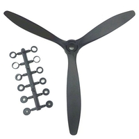 QTmodel 9060 Hélice à lame 3 feuilles efficace pour modèles RC