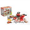 Quatre types darticles de cuisine en plastique simulé avec des jouets de barbecue son et lumière pour les enfants