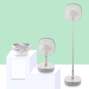 QUELIMA M1 Ventilateur rétractable Portable 7200mAh Type-C Ventilateur de stockage de synchronisation Rechargeable à 4 v
