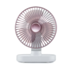 Quelima Mini ventilateur USB 4 vitesses 90 ° ventilateur de bureau silencieux rechargeable pour bureau à domicile