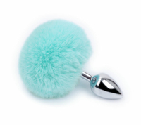 Queue de boule de poils en métal Plug Anal en acier inoxydable Bunnys Tail Plug Anal Sex Toys pour femmes Produits de se