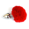 Queue de boule de poils en métal Plug Anal en acier inoxydable Bunnys Tail Plug Anal Sex Toys pour femmes Produits de se