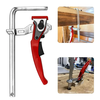 Quick Ratchet Track Saw Guide Rail Clamp MFT Clamp for MFT Table and Guide Rail System 200x60/300x60mm Suitable for Fest