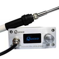 Quicko T12 STM32 Panneau de station de soudage OLED avec panneau de commande CNC avec poignée 907